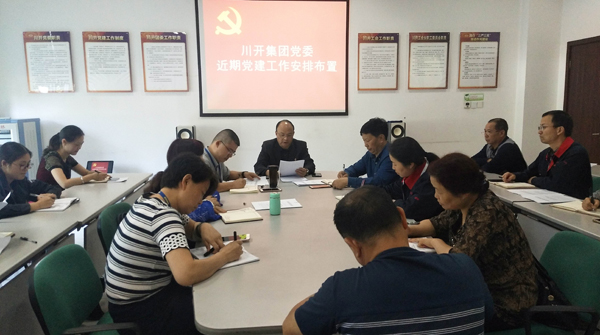 集團黨委召開(kāi)近期黨建工作布置會(huì )